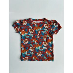 EUC Misha & Puff Floral Short Sleeve Tee - tropical 6y